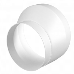 Kunststof verloopstuk asymmetrisch | diameter 125 mm naar 100 mm